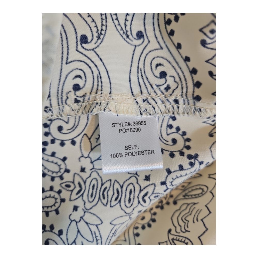 Skies Are Blue Hankerchief Print Halter Sleeveless Top XS Stitch Fix - Picture 6 of 7